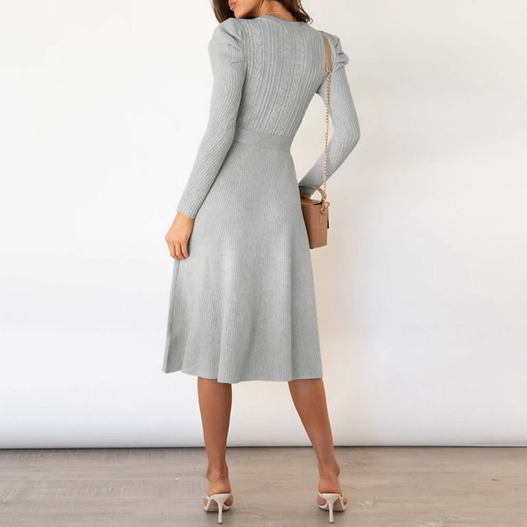 grey woolen dress woolen dresses Ramy Brook Luciana Lace Appliqu Midi Dress
