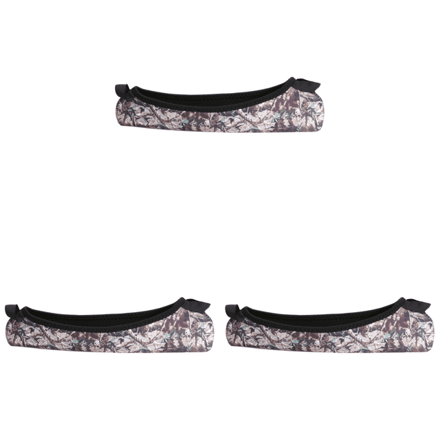 Funda protectora de neopreno para mira telescópica (camuflaje de hojas)