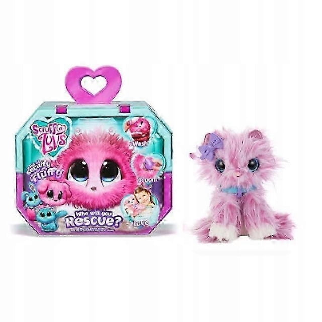 Scruff A Luvs Mystery Rescue Pet Kitten-pink