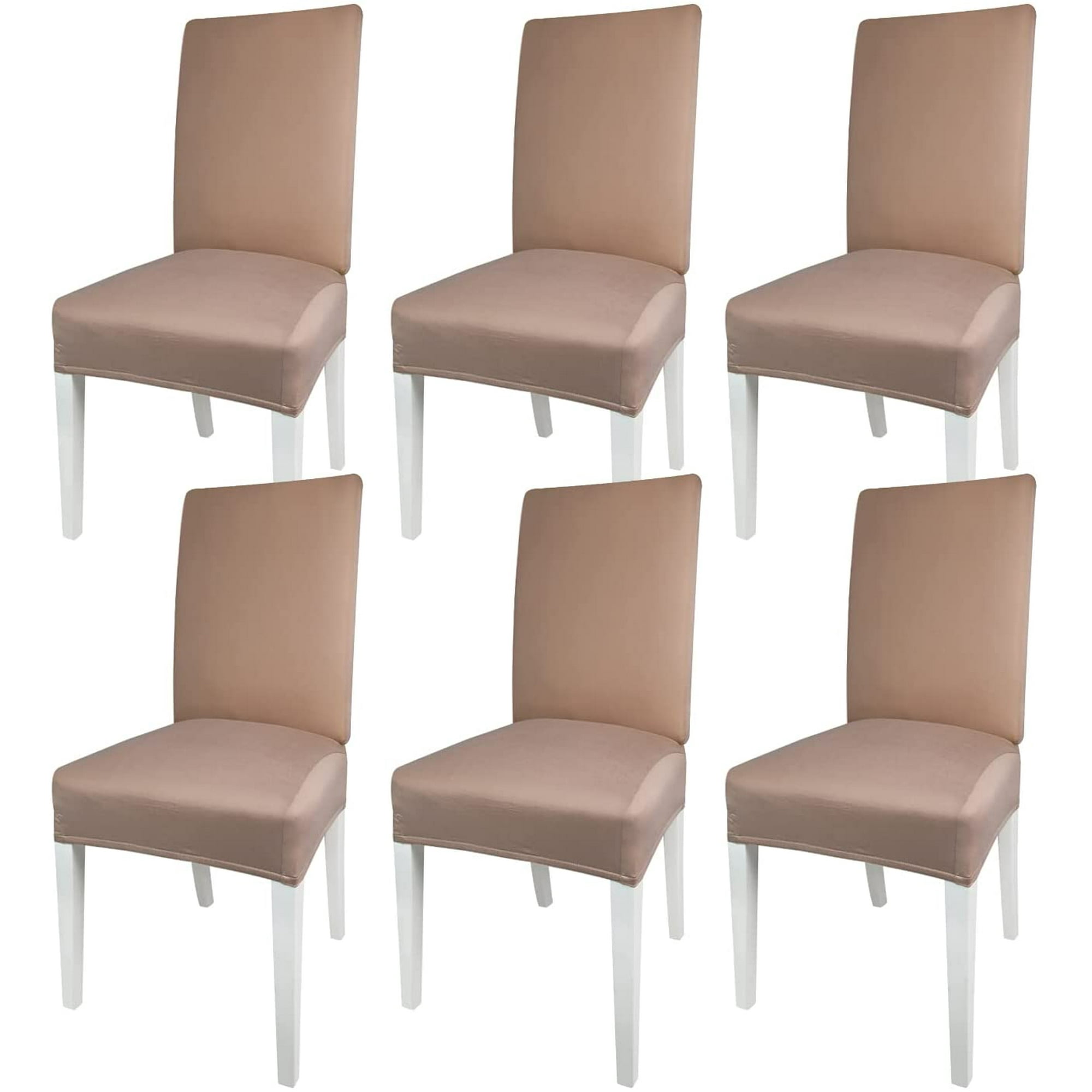 Slip Covers For Dining Chairs Chair Protector Cover Eayy Kitchen Spandex Stretch Parsons Navy Blue 6 Pack Canada Dining Chairs Chair Protector Cover, Navy Blue Parsons Chair Slipcovers