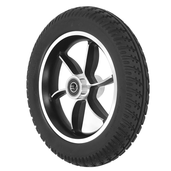 Rueda de Silla de Ruedas, Walker Neumilaro A Prueba de Skid de 10 Pulgadas PU 12 mm Id de Orificio de Rodamiento id de Bajo Ruido Pesado para Reemplazo