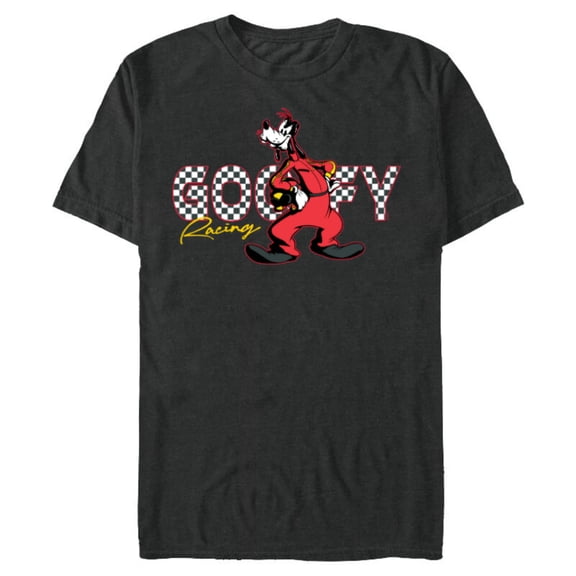Disney Goofy Racing Mickey & Friends Race Car Drivers - Short Sleeve Blended T-Shirt for Adults - Customized-Dark Heather
