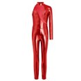 thumbnail image 3 of vastwit Justaucorps de Ballet à Manches Longues pour Filles Gymnastique Patinage Combinaison Intégrale Rouge 10, 3 of 7