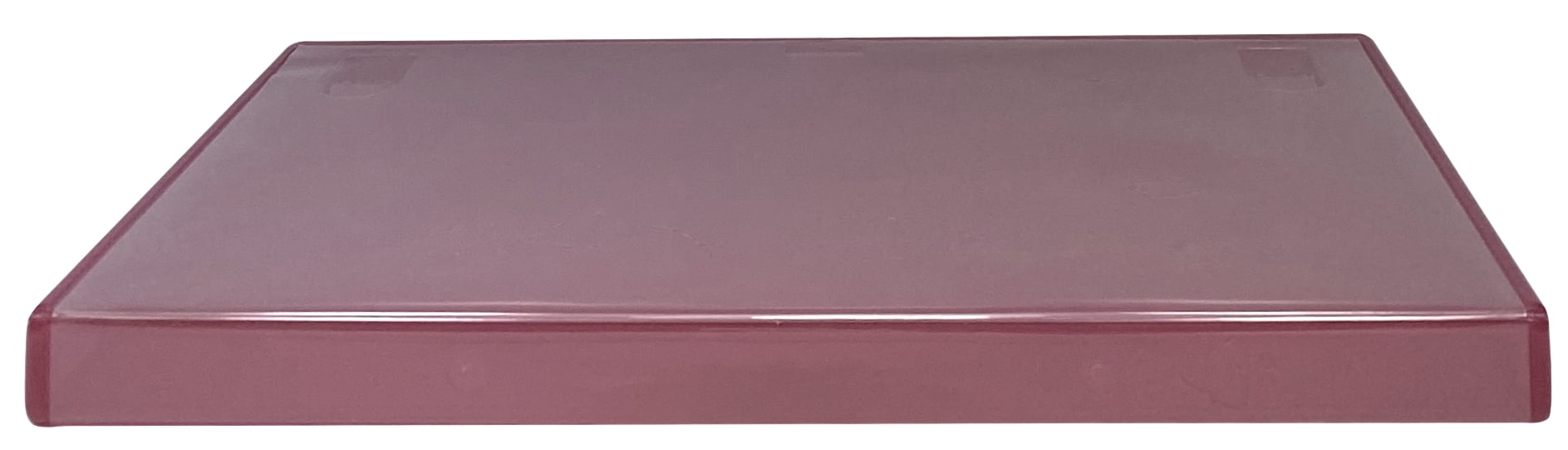 CheckOutStore 500 Standard Clear Red Color Single DVD Cases