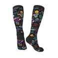 thumbnail image 4 of Fotbe Basketball print Women's Men's Novelty Crew Socks Cotton Socks Knee High Socks for Walking,Running,Nurses,Pregnancy, 4 of 9