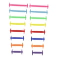 thumbnail image 1 of Cordones elásticos de silicona Colcomx Cuerdas impermeables unisex Color mezclado, 1 of 8