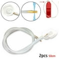 WENXUAN Aerosol Can Nozzle Extension Wand Kit Clear Hose Brass Spray
