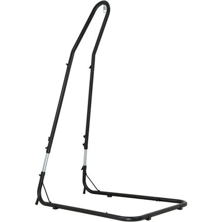 FDW Hammock Chair Stands hammock stands Hanging Hammock Stands Outdoor Solid Steel hammock Stand Only for Hanging Hammock Air Porch Swing Chair Indoor Black