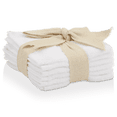 thumbnail image 4 of Bouclair Grey Set of 6 Large Washcloths, 4 of 9