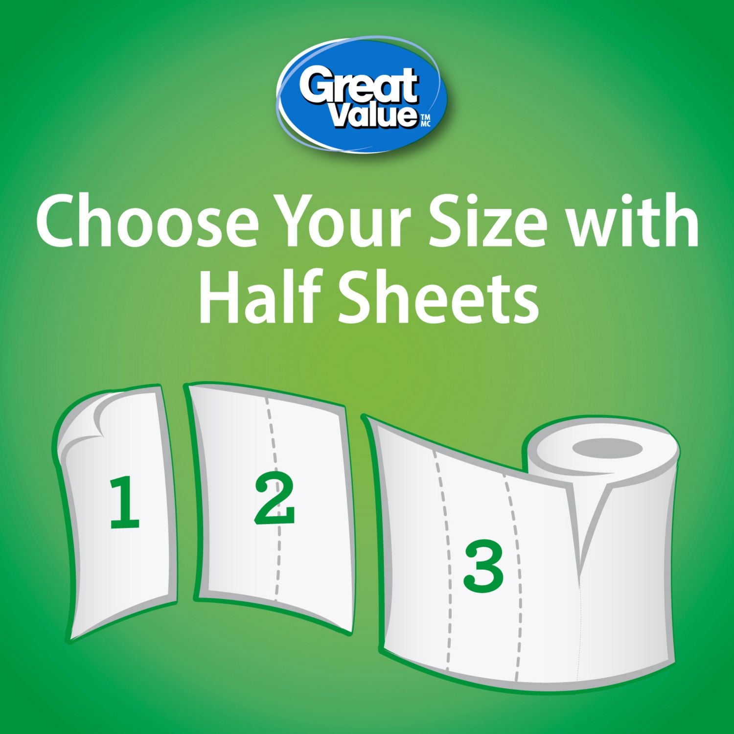 Great Value Ultra Essuie-tout, 6 équivalant à 8 rouleaux