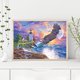thumbnail image 3 of Cuadros Decorativos Taladro redondo completo, pintura de diamantes, paisaje de faro junto al mar, dibujo de mosaico Sywqhk Nuevos Originales, 3 of 9