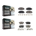 thumbnail image 1 of TEC Front Rear Ceramic Brake Pads Kit for Car 2016-2017 Honda Accord LX-S KTC-100630, 1 of 10