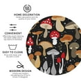 thumbnail image 4 of Disketp Various Mushrooms Funny Coasters,6 Pcs Leather Coasters With Holder, Perfect Housewarming Hostess Gifts,Protect Furniture From Water Marks Scratch And Damage, 4 of 9