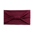 thumbnail image 1 of Lady Headband Solid Color Wide High Elasticity Sweat Absorption Head Wrap for Sports, 1 of 11