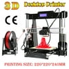 Convenient DIY 3D Printer Printing Machine Acrylic Frame Mechanical Kit Print 3 Materials LCD Filament Aluminum Structure