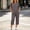 Dark Gray, variant on Women's 2 Piece Capri Lounge Set, Short Sleeve Crew Neck Top and Drawstring Cropped Pants with Pockets, Casual Outfit