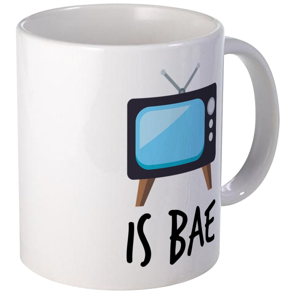 Cafepress Tv Is Bae Emoji Unique Coffee Mug Coffee Cup Cafepress Walmart Com Walmart Com