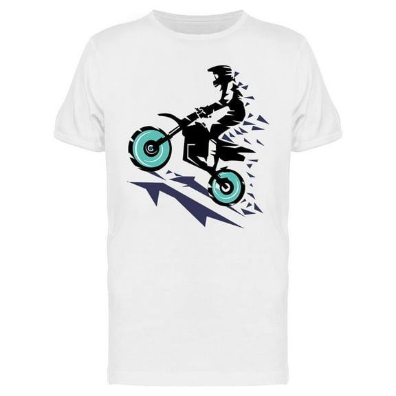 Moto Track Jump  T-Shirt Men -Image by Shutterstock, Male x-Large