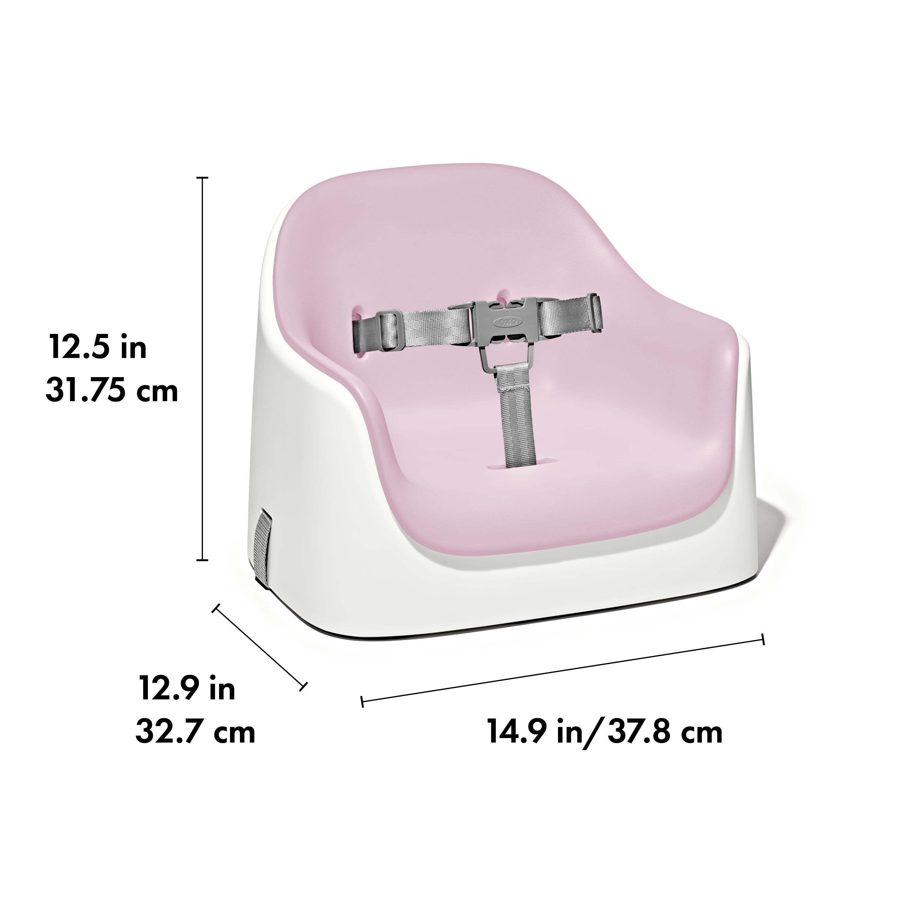 OXO Tot Nest Booster Seat with Straps, Blossom, for Toddlers Ages 1-3 Years