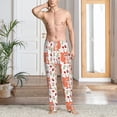 thumbnail image 6 of Lsque Squirrel And Print Men's Pajama Pants, Lounge Pant - Comfortable Home Wear,Elastic Waistband, Stylish Design-Large, 6 of 9