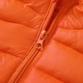 thumbnail image 6 of HILEELANG Big Boy（3-10Y) Winter Hooded Puffer Jackets Coats Light Weight Outerwear Orange 8-10 Years, 6 of 8