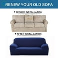 thumbnail image 4 of Deago Modern Sofa Slipcover Fitted Stretch Couch Stylish Sofa Cover Furniture Protector (Single Seater, Navy), 4 of 6