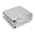 thumbnail image 1 of Unique Bargains 394mil 10mm 0.91sqft Alfombra de insonorización para coche Material de escudo térmico de aluminio autoadhesivo para capó de barco cubre motor 118.11"x39.37" tono plateado, 1 of 7