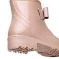 thumbnail image 4 of Women Booties, Ladies Bowknot Short Ankle Rain Boots Lightweight Chelsea Rainboots Shoes Outdoor Waterproof Booties Garden Shoes, 4 of 7