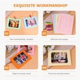 thumbnail image 4 of 2 Sets Paper Photo Frame Wooden Clips Hemp Rope Home Hanging Picture Wall Decor, 4 of 9