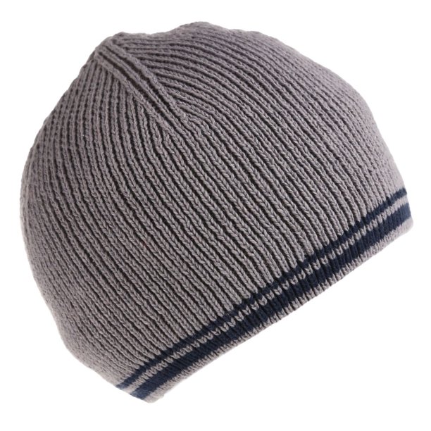 Regatta - Gorro Beanie Balton II de Polar para Hombre (Gris Asteroide, Marino)