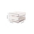 thumbnail image 2 of 1pc 32-Grid Grey Refrigerator Egg Storage Box Drawer Type Fresh-Keeping Container With Double Layers, Stackable, 2 of 4