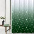 thumbnail image 4 of Bathroom Shower Curtain Set White Shower Curtain Ombre Shower Curtain with Hooks Water Repellent Shower Curtain Linen Fabric Shower Curtains Bathtub Hotel, 72x72 inch, Hunter Green, 4 of 5