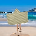 thumbnail image 5 of Toddler Hooded Beach Towel 24x50 Kids Bath Towels Soft Quick Dry for Swim Pool Boys Girls Olive Brown Block, 5 of 7