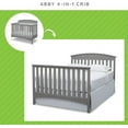 thumbnail image 3 of Full-Size Conversion Kit Bed Rails for Abby Crib by Delta Children - #0050 (Grey - 026), 3 of 5
