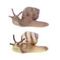 thumbnail image 3 of MasteelfCA 2pcs Artificial Snail Ornament Mini Garden Snail Model Micro Landscape Decor, 3 of 7