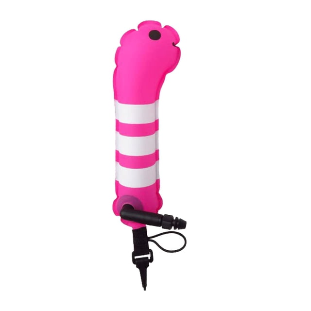 Almencla Marqueur de Surface de Plongée Bouée Légère Cadeau Unique Mini Bouée de Plongée Gonflable Rose Fluorescent