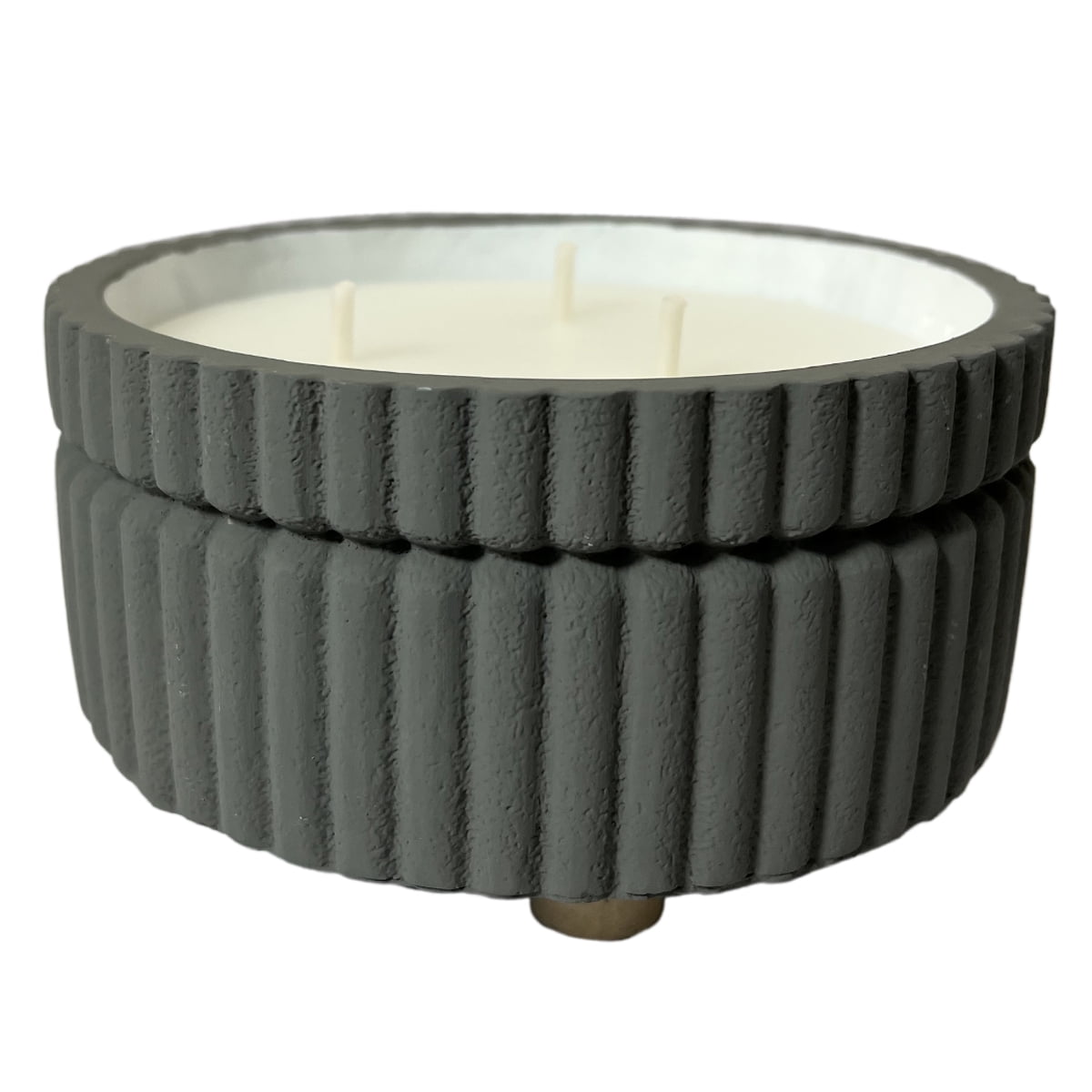 Better Homes & Gardens Citronella, Blue Lavender, and Cedar 12.4oz Scented Candle, Gray