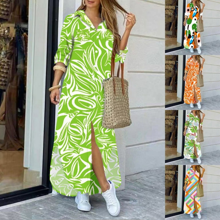 Walmart button top down dress
