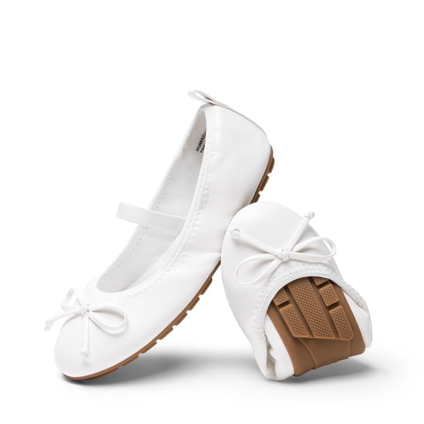 Zapatos Bailarinas para Niñas DREAM PAIRS Mary Jane Talla 6 Blanco