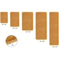 thumbnail image 4 of AIR-Bathroom Rug Mat Super Soft and Comfortable Indoor Mat, Non-slip Machine Washable Plush Fluffy Carpet Super Water Absorbent Modern Floor Carpet (20"×32", Camel), 4 of 4