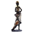 thumbnail image 1 of AMLESO African Lady Figurine Tribal Female Statue ollection for Desktop Home Decor, 1 of 8