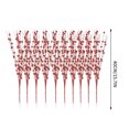 thumbnail image 3 of Christmas Decorations 10 Pc Per Set 42cm 12 Forked Christmas Tree Cuttings Christmas Bouquet Accessories, 3 of 5