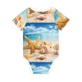 thumbnail image 2 of Rocae Beach Starfish Shell for Baby Climbing Clothes Soft Baby Romper for Active Infants Comfortable and Breathable Crawling Jumpsuit Unisex Baby Outfit, 2 of 8