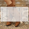 thumbnail image 3 of WAVSUF Women's Suede Mid Calf Boots Pointed Toe Plus Size Wide Width Fall Daily Casual Boots Brown Size 8, 3 of 9