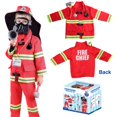 thumbnail image 2 of Set de disfraces Lesheng Space Fireman Firefighter para niños de 3 a 7 años, 2 of 7
