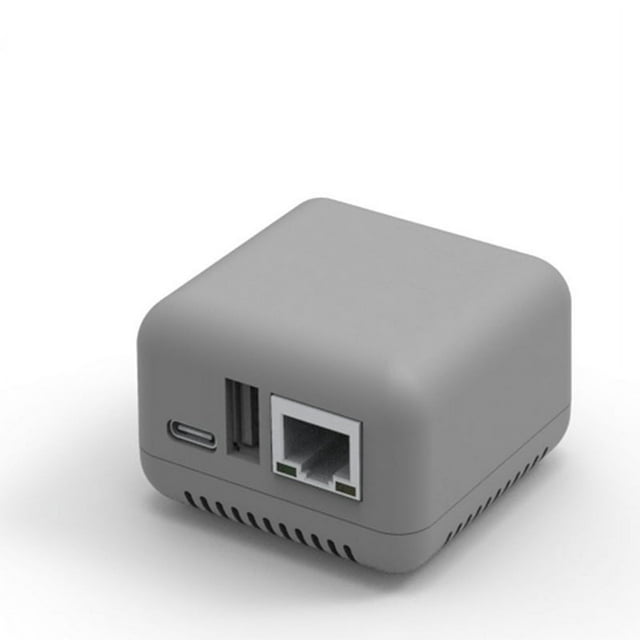Réseau WiFi BT 4.0 Serveur d'Impression Port USB 2.0 Rapide 10/100Mbps RJ-45 Port LAN Ethernet Réseau d'Impression Prise Us