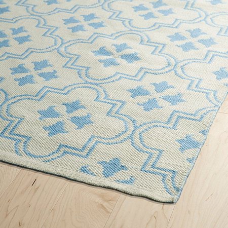 Kaleen Brisa Cream/Light Blue Indoor/Outdoor Area Rug