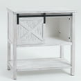 thumbnail image 4 of White Wood Sliding Door Console Table, 4 of 5
