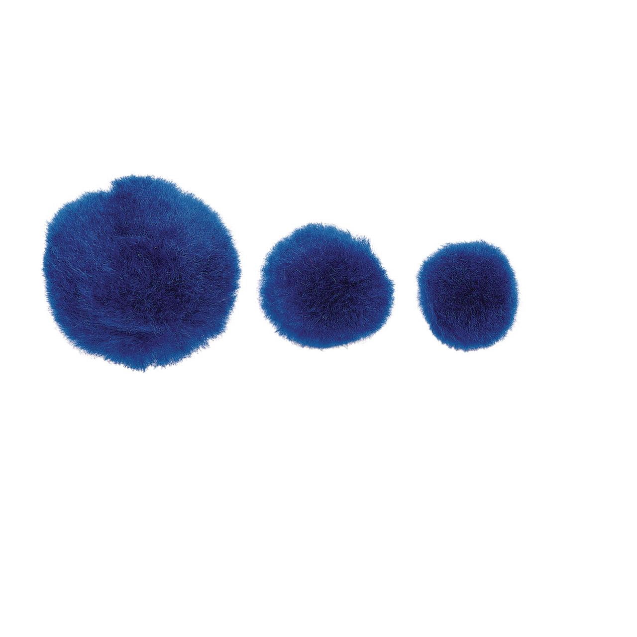 Colorations Single Color Pom-Poms, Value Pack ? Set of 10 Colors