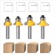 thumbnail image 5 of Juego de Brocas para Enrutador Redondeado con Vástago de 4 Piezas de 8 Mm: Fresa para Trabajar la Madera para Redondear y Biselar Bordes, 5 of 8